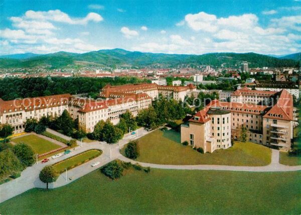 Freiburg Breisgau Gesamtansicht der Universitäts Kliniken