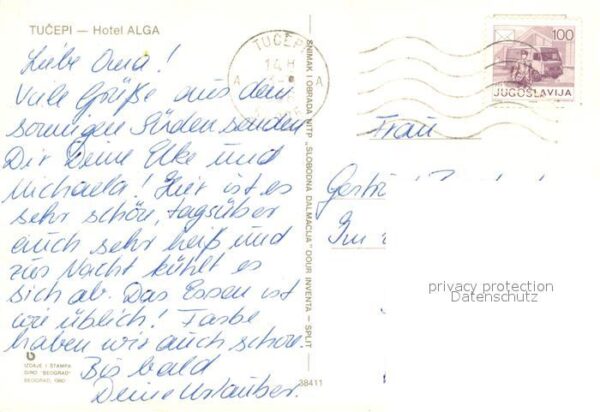 Tucepi Hotel Alga Fliegeraufnahme – Bild 2