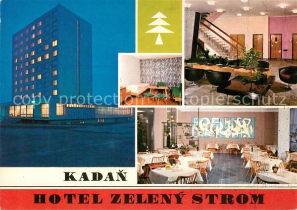 Kadan Hotel Zeleny Strom Foyer Speisesaal