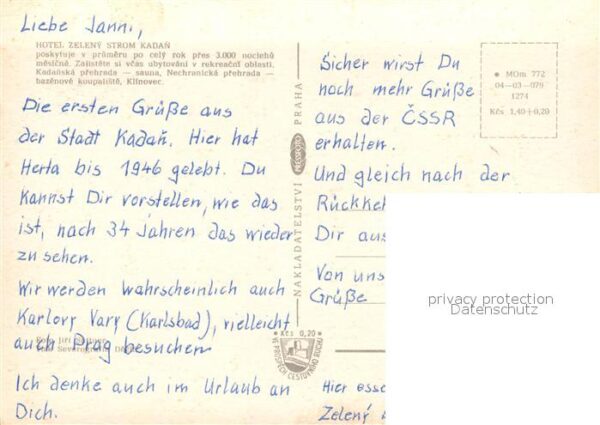 Kadan Hotel Zeleny Strom Foyer Speisesaal – Bild 2