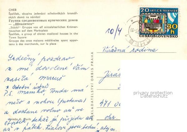 Cheb Eger Stöckl Gruppe von elf mittelalterlichen – Bild 2