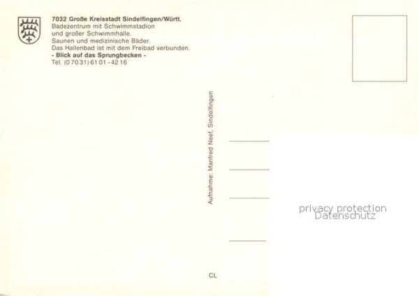 Sindelfingen Schwimmstadion Sprungbecken – Bild 2