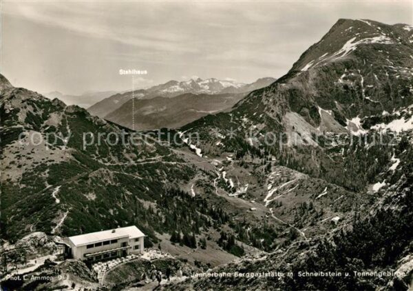 Jenner Berchtesgaden Jennerbahn Berggaststätte mit Schneibst