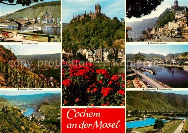 Cochem Mosel Cond Seilbahn Pinnerkreuz Burg Cochem M