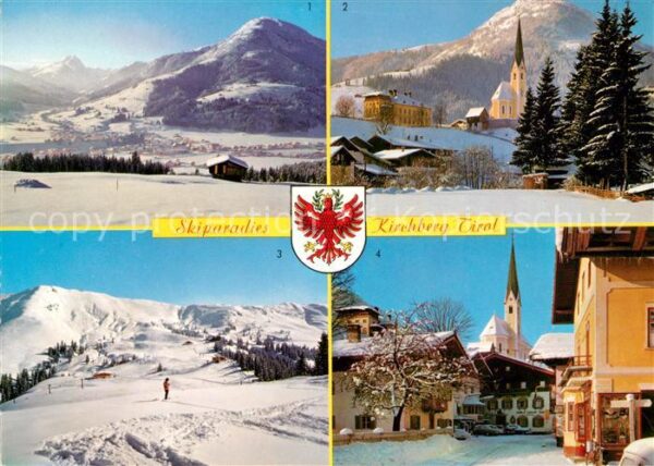 Kirchberg Tirol mit Rettenstein und Gaisberg Hahnenkamm