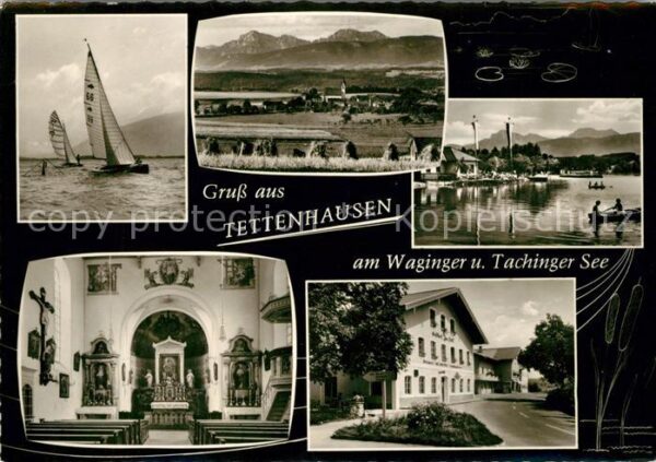 Tettenhausen Waginger und Tachinger See Kirche Inner