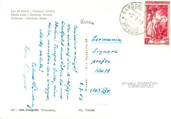 Gardone Garda Panorama – Bild 2