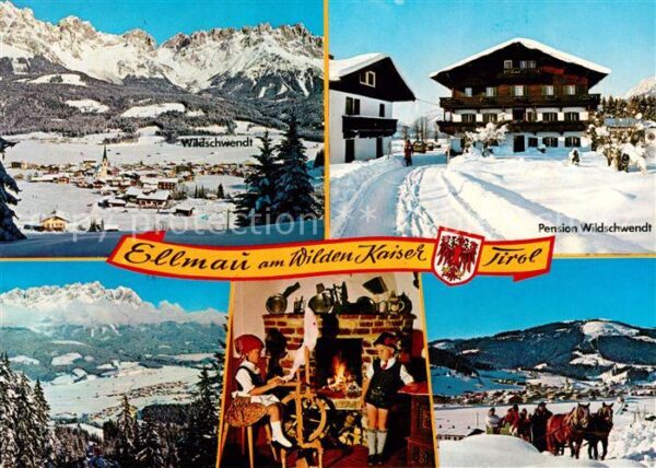 Ellmau Tirol Panorama Pension Wildschwendt Spinnrad