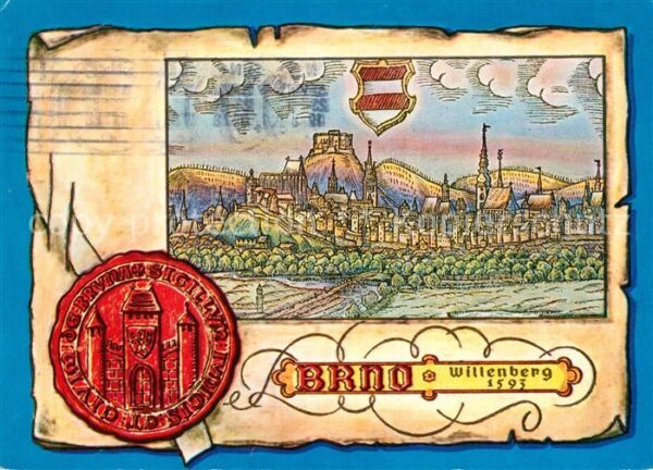 Brno Bruenn Mittelalterliches Städtebild