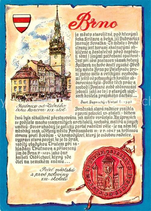 Brno Bruenn Radnice od Zelneho trhu koncern