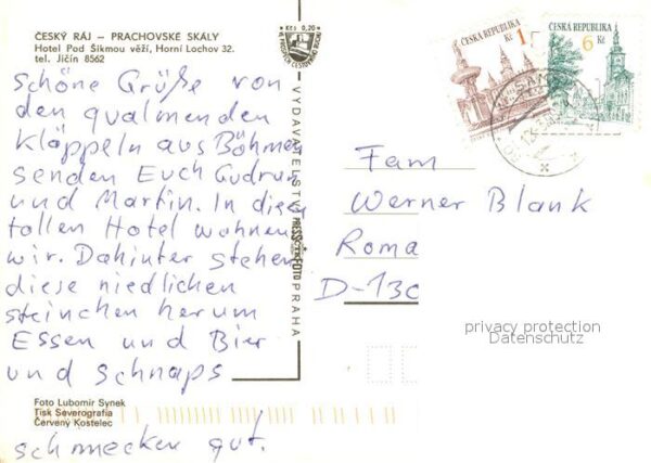 Prachovske Skaly Hotel Pod Sikmou vezi – Bild 2