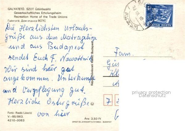 Galyatetoe Gewerkschaftliches Erholungsheim – Bild 2