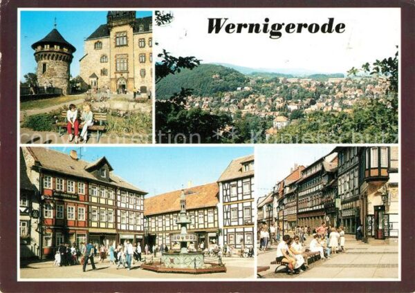 Wernigerode Harz Schloss Wernigerode OT Hasserode Markt