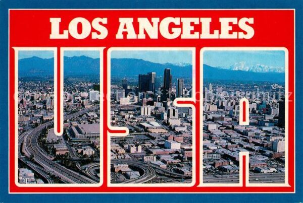 Los Angeles California Fliegeraufnahme