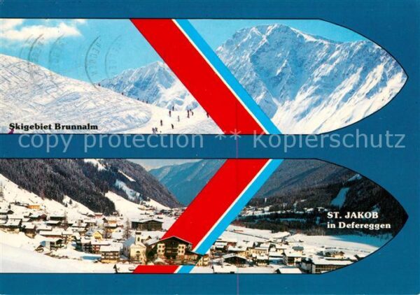 St Jakob Defereggen Skigebiet Brunnalm Ortsansicht
