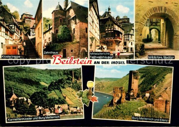 Beilstein Mosel Klostertreppe Zehnthaus Fachwerkhäuser