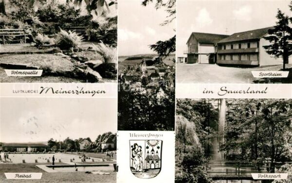 Meinerzhagen Volmequelle Freibad Sportheim Volkspark