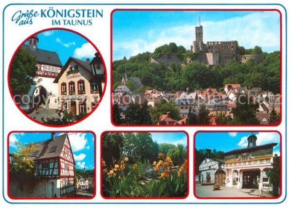 Koenigstein Taunus Teilansichten Altstadt Gaststätten Fach