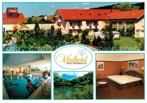 Bad Birnbach Vitalhotel Hallenbad Landschaftspanoram