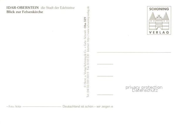 Idar-Oberstein Stadt der Edelsteine Blick zur Felsenki – Bild 2