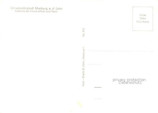 Marburg Lahn Katholische Kirche Peter und Paul Unive – Bild 2