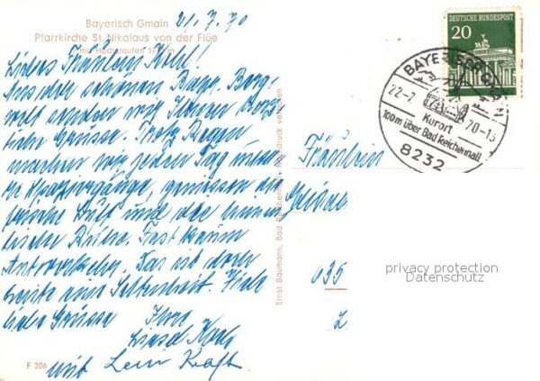 Bayerisch Gmain Pfarrkirche St Nikolaus von der Flüe mi – Bild 2