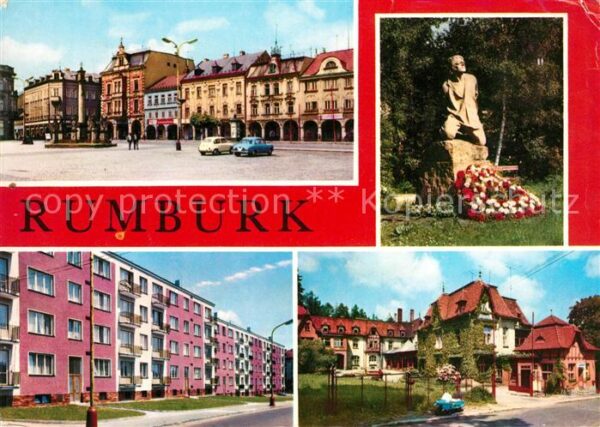 Rumburg Rumburk Namesti Pamatnik Rumburske vzpoury Nove