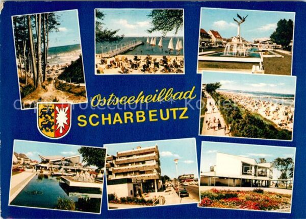Scharbeutz Ostseebad Strand Promenade Seebrücke Springbrunne