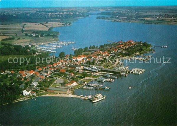 Bad Arnis Hafen Schlei Fliegeraufnahme