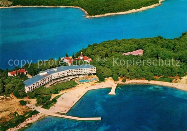 Rovinj Istrien Crvni otok Hotel Istra Fliegeraufnahme