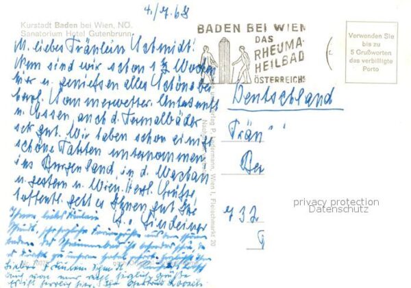 Baden Wien Sanatorium Hotel Gutenbrunn – Bild 2