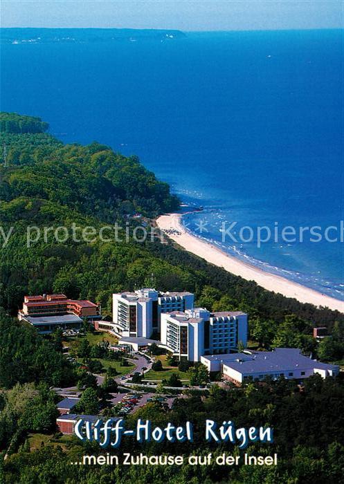 Sellin Ruegen Cliff Hotel Ostseestrand Fliegeraufnahm