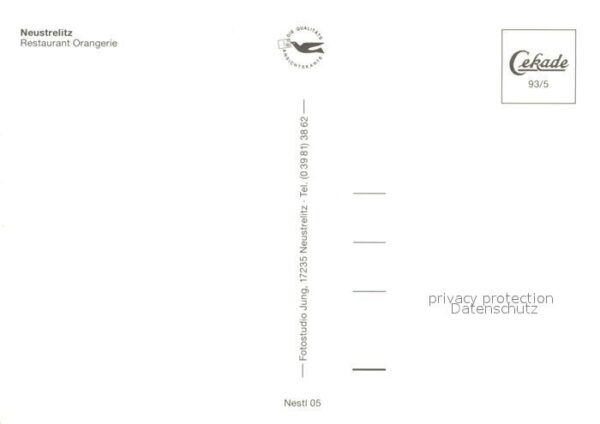 Neustrelitz Restaurant Orangerie Rosenbeet Park – Bild 2