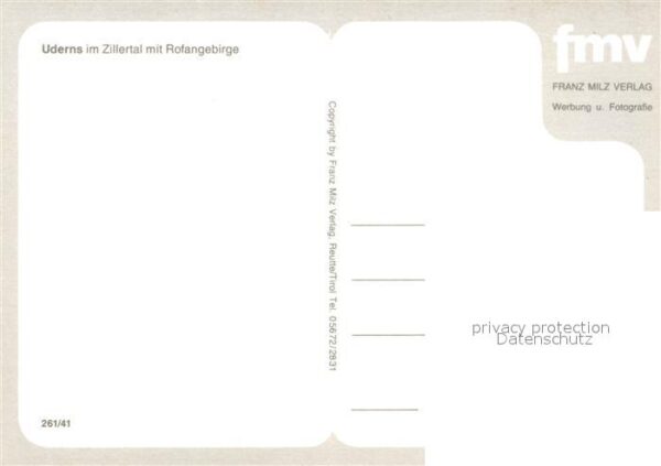 Uderns Zillertal Rofangebirge Fliegeraufnahme – Bild 2
