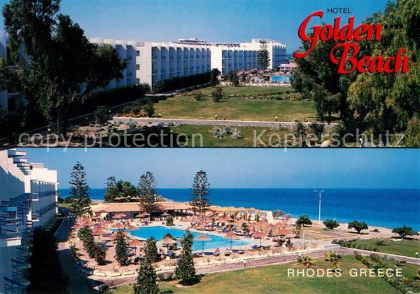 Ialyssos Hotel Golden Beach Swimming Pool Meerbl