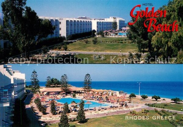 Ialyssos Hotel Golden Beach Swimming Pool Meerbl