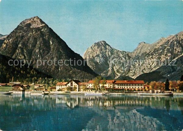 Pertisau Achensee Hotel Fürstenhaus Ansicht vom See aus A