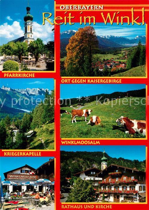 Reit Winkl Pfarrkirche Kriegerkapelle Winklmoosalm