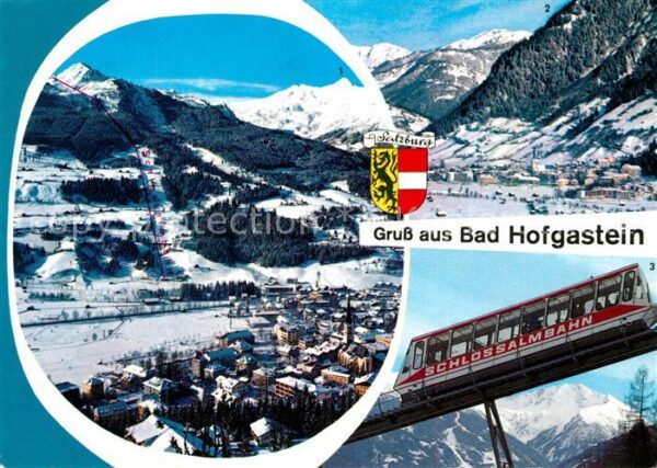 Bad Hofgastein Winterpanorama gegen Türchlwand Gamskog