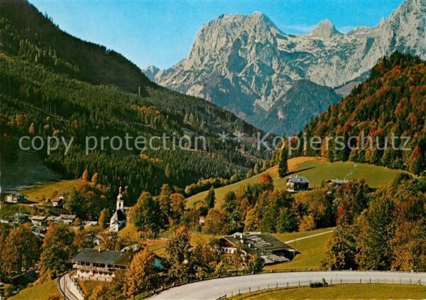 Ramsau Berchtesgaden Panorama mit Reiteralpe Berchtesgadener