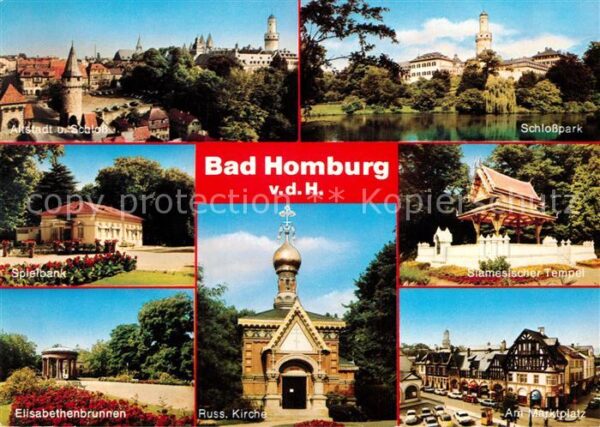 Bad Homburg Altstadt Schloss Schlosspark Spielbank
