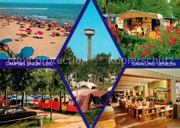 Cavallino Venezia Camping Union Lido Strand Aussichtsturm