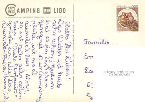 Cavallino Venezia Camping Union Lido Strand Aussichtsturm – Bild 2