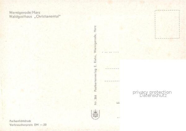 Wernigerode Harz Waldgasthaus Christianental – Bild 2