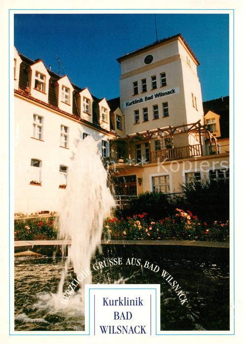 Bad Wilsnack Kurklinik Springbrunnen
