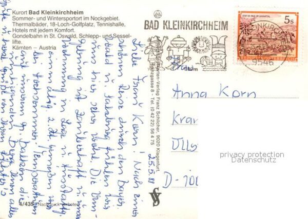 Bad Kleinkirchheim Kaernten Kurort im Nockgebiet Fliegeraufnahme – Bild 2