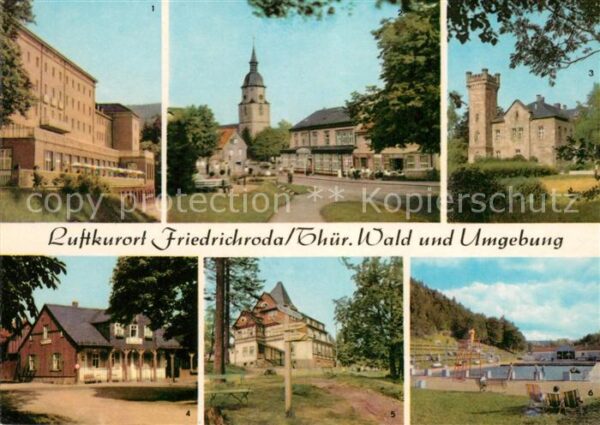 Friedrichroda FDGB Heim Walter Ulbricht Kurpark Schlo