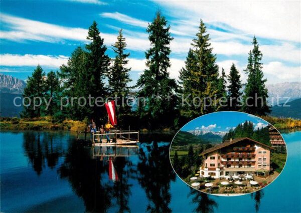 St Johann Pongau Dorfhotel Tannenhof Floss See Natur Alp