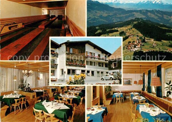 Sulzberg Vorarlberg Gasthof Pension Engel Kegelbahn Alpenpa