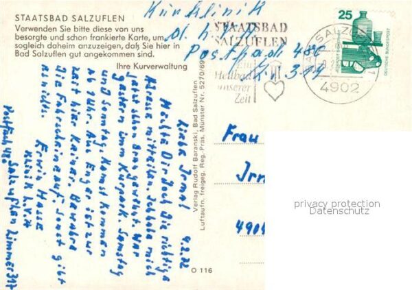 Bad Salzuflen Staatsbad Bewegungszentrum Kurzentrum F – Bild 2